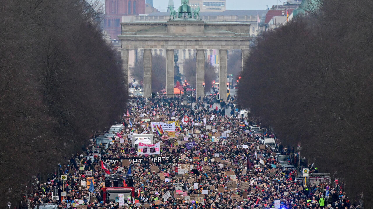 Protest in Berlin over proposed immigration laws