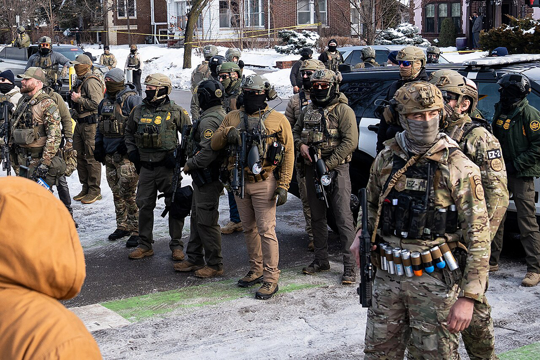 ICE Agents in Minneapolis After Shooting
