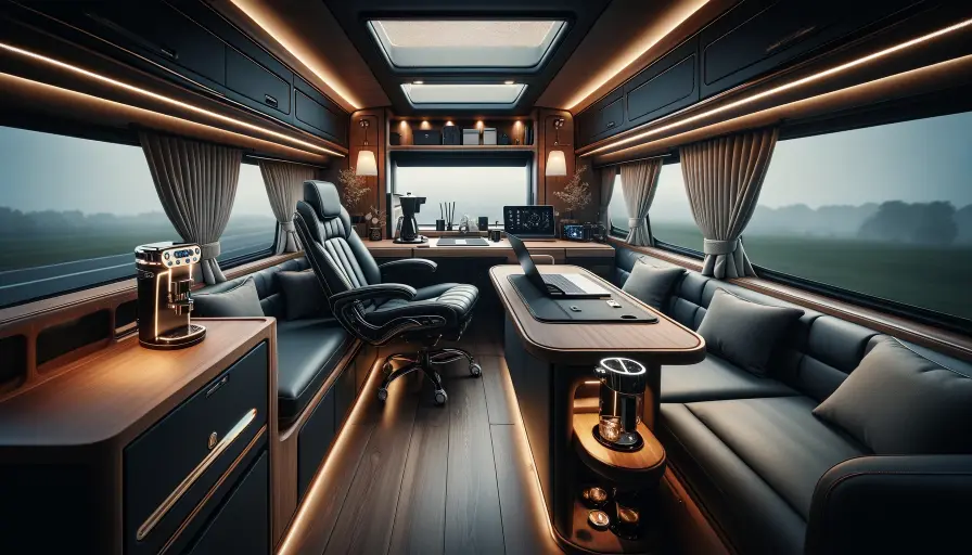 Do luxury vans make good travel offices?